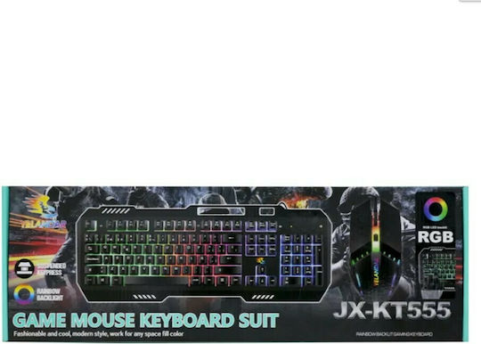 Yelandar Yelandar Tastatură De Gaming Cu Iluminare RGB Limba Tastaturii Engleză SUA