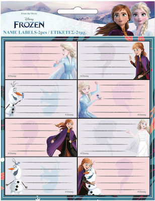 Gim Notebook Labels Frozen 16pcs