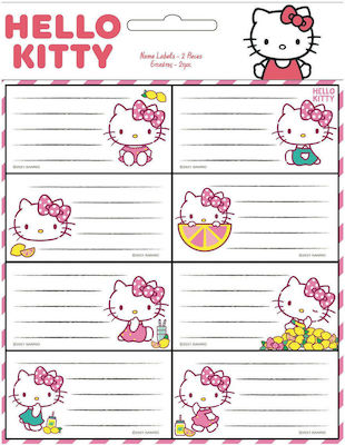 Gim Notebook Labels Hello Kitty 16pcs