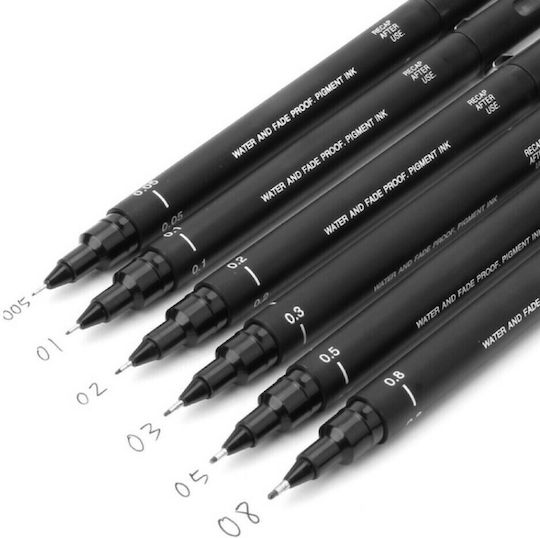 Uni-Ball Zeichenmarker 1mm Schwarz