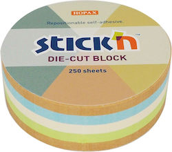 Stick'N Biletele De Memorie Blocnotes 6.7x6.7cm Hopax Circle