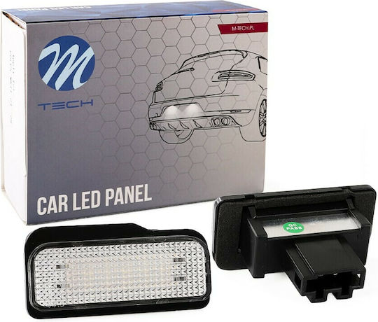 M-Tech Lumini pentru plăcuțele de înmatriculare Lumini LED pentru Mercedes-Benz SLK - Magazin online 2buc