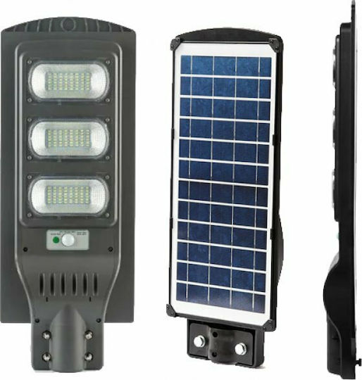 Invictus HSL-2010-90 Ηλιακό Φωτιστικό Δρόμου 90W Ψυχρό Λευκό 6000K με Αισθητήρα Κίνησης, Φωτοκύτταρο και Τηλεχειριστήριο IP65 50.8x22.8εκ.