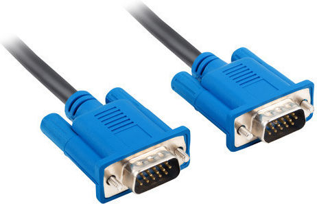 Lanberg Кабел VGA мъжки - VGA мъжки Черен 5м (CA-VGAC-10CU-0050-BK)