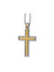 Visetti Men's Cross from Steel with Chain