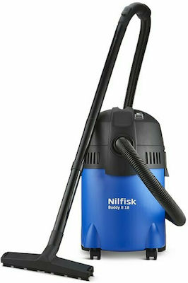 Nilfisk Buddy II 18 Wet-Dry Vacuum for Dry Dust & Debris 1200W with Waste Container 18lt