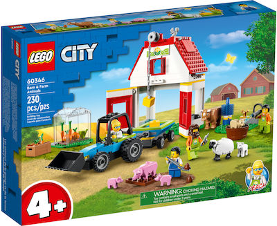 Lego City Barn Farm Animals for 4+ Years