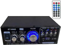 Ολοκληρωμένος Ενισχυτής Hi-Fi Stereo BT-698 Μαύρος