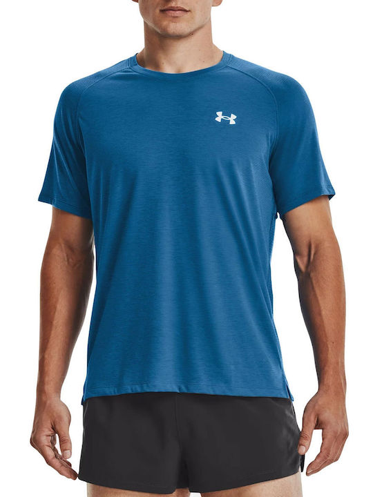 Under Armour Streaker Men's Athletic T-shirt Short Sleeve Cruise Blue