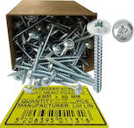 Lih Lin MDF Screw Galvanized with Diameter M6 and Length 70mm 250pcs