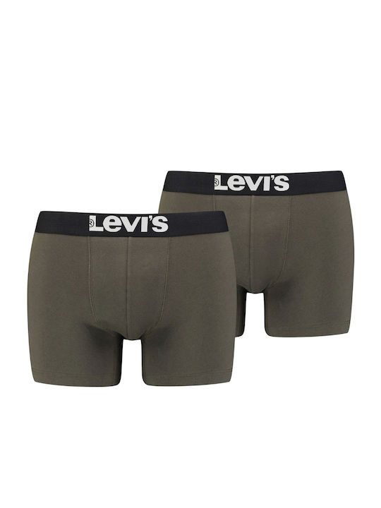 Levi's Men's Boxers Khaki 2Pack