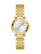 GC Watches Cruise Γυναικείο Ρολόι 32mm Μπαταρίας με Χρυσό Μεταλλικό Μπρασελέ