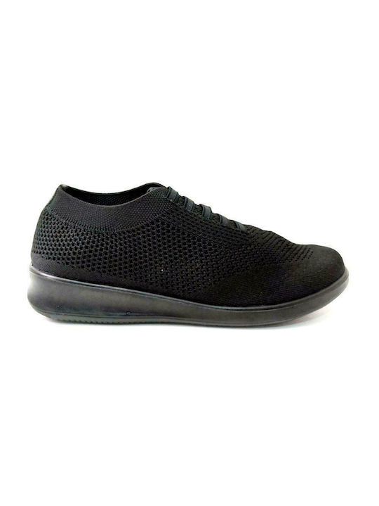 WOMEN'S SNEAKER BLACK SLIP ON - Black