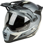 Klim Dual Krios Pro Charger Gray Motorradhelm Ein-Aus