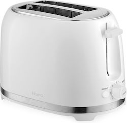 Homa Φρυγανιέρα 2 Θέσεων 850W Λευκή Homa Φρυγανιέρα 2 Θέσεων 850W Λευκή