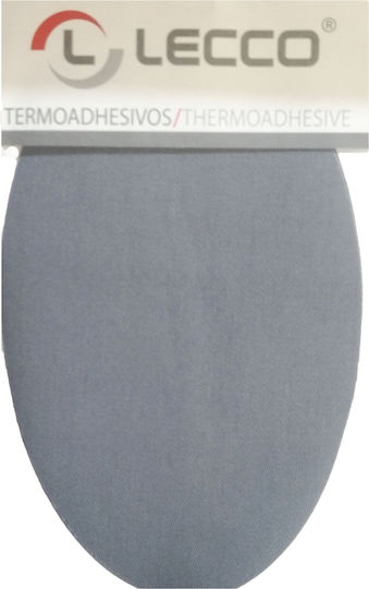 Lecco Gray Fabric Patch Sewing Supply 2pcs