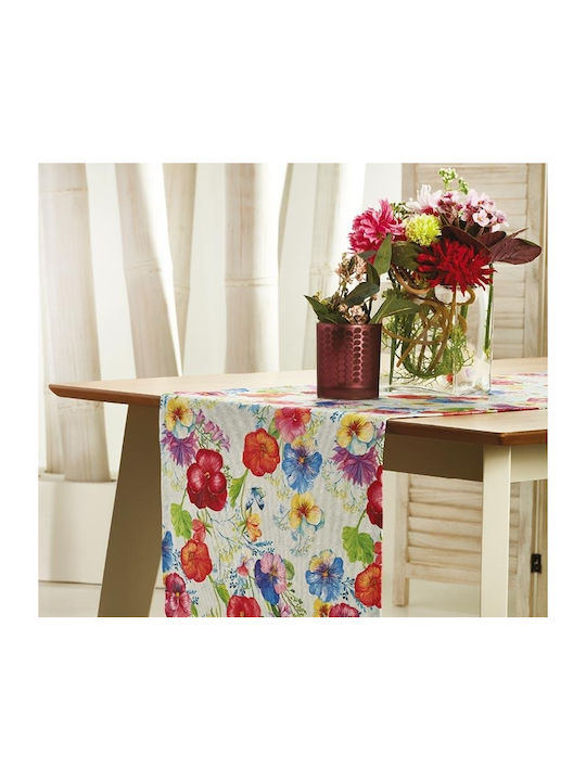 Whitegg Z114 Cotton Tablecloth Runner Multicolour 45x130cm