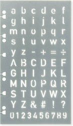 Filofax Stencil Letters