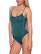 Lingerie Spaghetti Strap Bodysuit Petrol