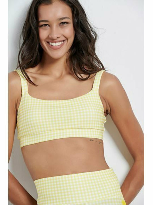 Femei Atletic Sutien sport Galben