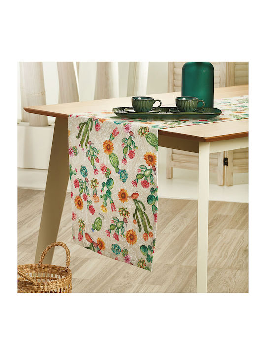 Whitegg Z103 Cotton Tablecloth Runner Multicolour 45x130cm