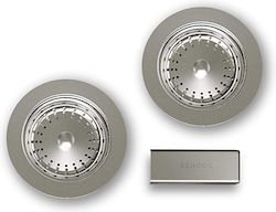 Schock Stainless Steel Valve Sink with Overflow Silver