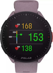 Polar Pacer 45mm Smartwatch with Heart Rate Monitor (Purple Dusk)