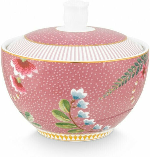 PiP Studio La Majorelle Porcelain Sugar Bowl Pink