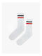 Basehit Women's Solid Color Socks White
