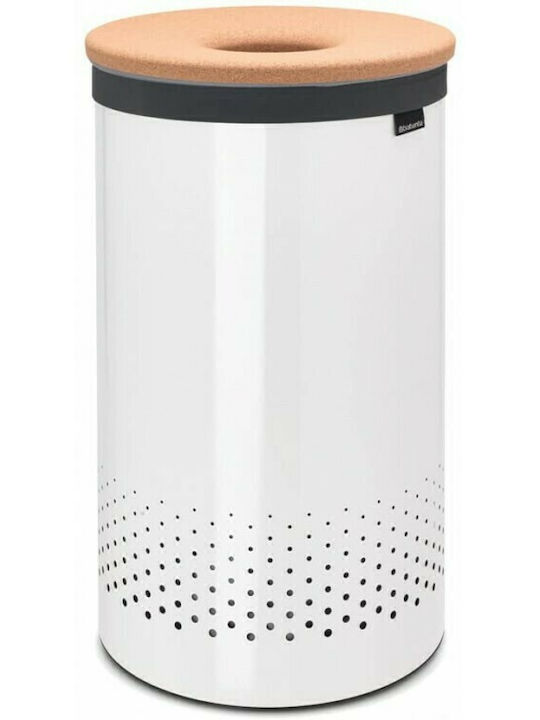 Brabantia Wäschekorb aus Stoff 38x38x63.5cm Weiß