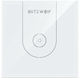 BlitzWolf BW-SS10 Recessed Electrical Wall Switch with Touch Screen Wi-Fi Commands White
