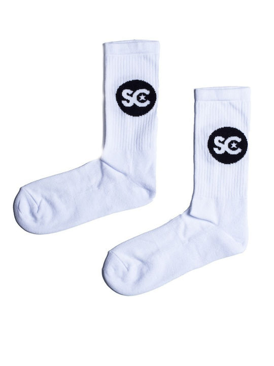 SneakerCage Unisex Κάλτσες Λευκές