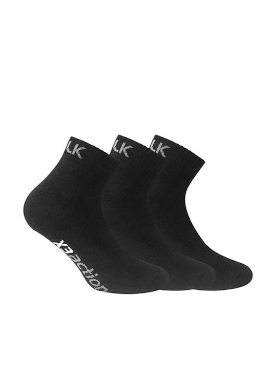 Walk Women's Solid Color Socks Black 3Pack