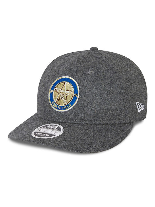 New Era 9Fifty Brooklyn Dodgers Jockey mit geradem Schirm Gray