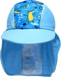Splash About Kids' Hat Jockey Sunscreen Light Blue Splash About Kids' Hat Jockey Sunscreen Light Blue
