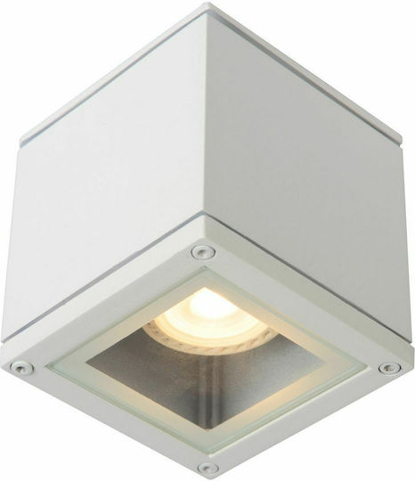 Lucide Lightning Aven Μονό Σποτ με Ντουί GU10 σε Λευκό Χρώμα