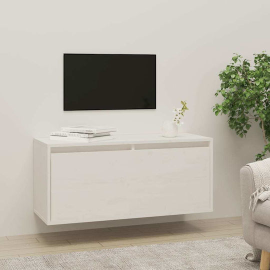 Kabinett Wand White 80x30x35cm