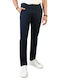 Tommy Hilfiger Ανδρικό Παντελόνι Chino σε Slim Εφαρμογή Navy Μπλε