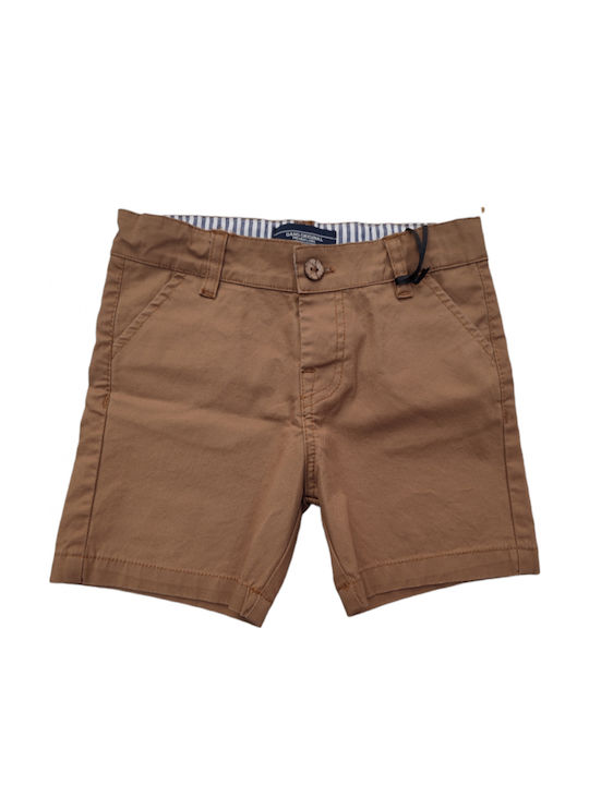 Șort/Salopetă Copii din Material Textil Maro