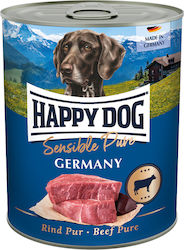 Happy Dog Germany Υγρή Τροφή Σκύλου με Βοδινό σε Κονσέρβα 800γρ.