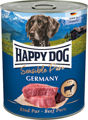 Happy Dog Germany Umedă pentru Câini Câine cu Carne de vită în Conservă 1 x 800gr.