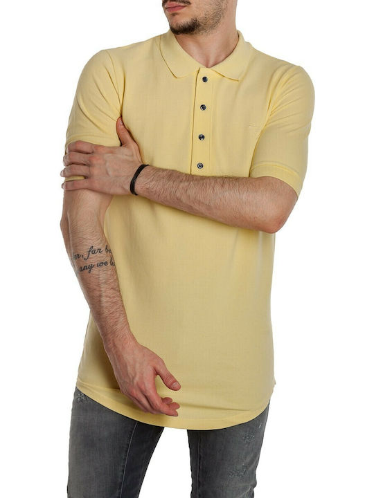 3521 Polo Kurzarmbluse Gelb