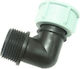 Palaplast 3218/0303 L Type Watering Pipe Connector with Male-Female Thread 25.4mm