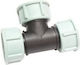 Palaplast 3219/0333 T Shaped Connector Pipe with Female Thread 25.4mm