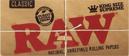 Raw Classic Χαρτάκια Στριφτού Τσιγάρου King Size 40 φύλλα 1τμχ