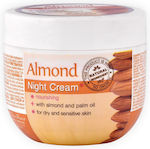 Rosa Impex Almond Feuchtigkeitsspendend Creme Gesicht Nacht für Trockene/Empfindliche Haut mit Vitamin C 100ml