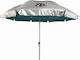 Maui & Sons And Sons 1931 Foldable Beach Umbrella Aluminum Diameter 1.9m with UV Protection and Air Vent Blue