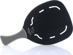My Morseto Strandtennis-Schläger Schwarz mit Gebogener Handgriff Gray