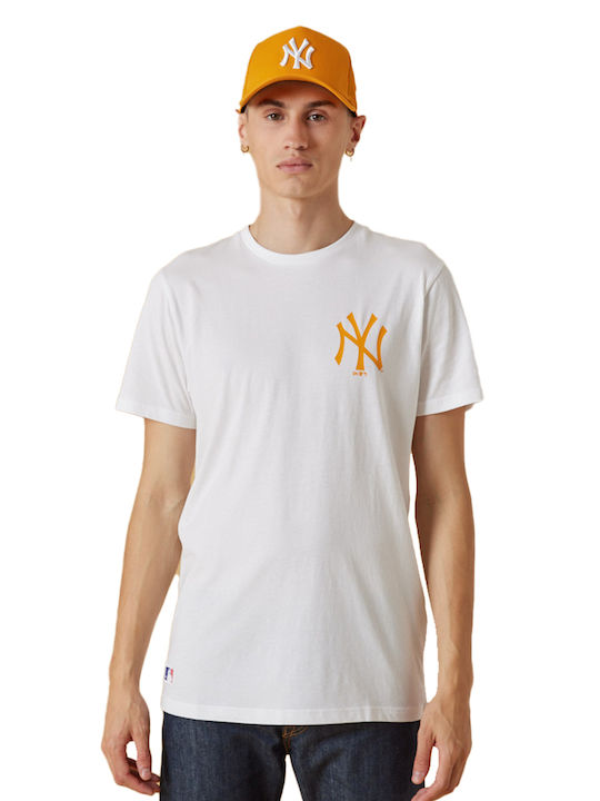 New Era League Essential Neyyan Ανδρικό T-shirt Λευκό με Λογότυπο