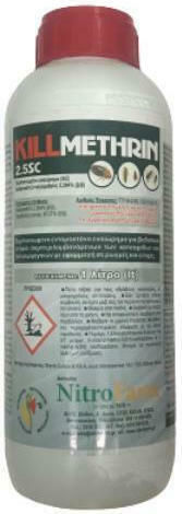 NitroFarm KillMethrin 2.5 SC Insecticid Lichid Pentru Furnici Muște Păduchi De Pat Gândaci Țânțari Și Păianjeni 1L